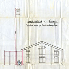 Antrag zur Inbetriebnahme des Dampfkessels von 1898