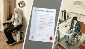 Garantie-Urkunde für Treppenlift