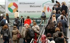 Die REHACARE lockt jedes Jahr viele Besucher in die Messe Düsseldorf, auch HIRO LIFT ist dort vertreten. (Foto: Messe Düsseldorf).