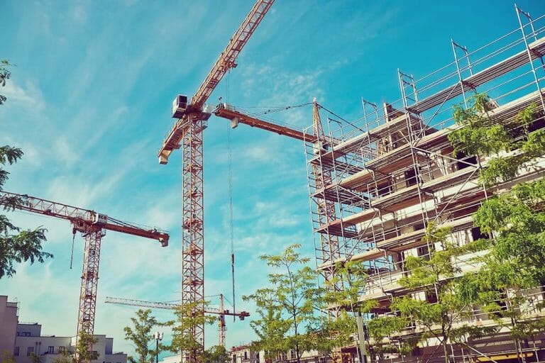 Baustelle barrierefreies Bauen